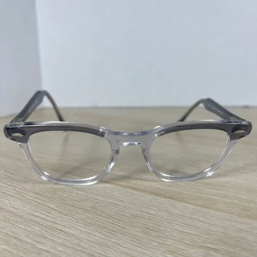 Ray-Ban RB5398 Hawkeye 8111 Eyeglasses Clear Gray Horn Rim READ DESC 48-21-145